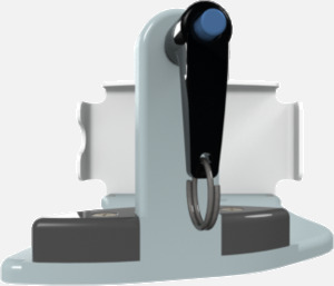 Hillaero MASIMO CO2 FAA certified mountable bracket for Air Ambulance Airmed Helicopter or Fixed Wing Aircraft SIDE